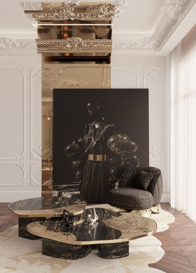 Contemporary angra black by Boca do Lobo