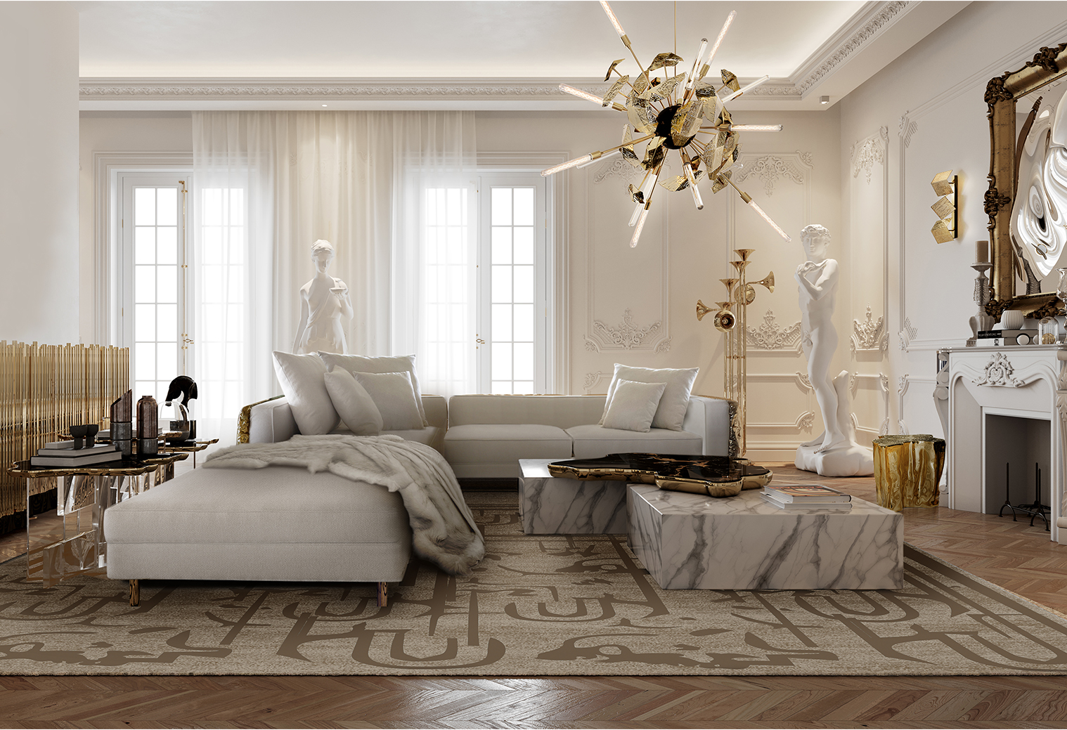 Contemporary imperfectio cream by Boca do Lobo