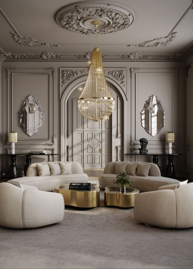 Contemporary l chandelier by Boca do Lobo