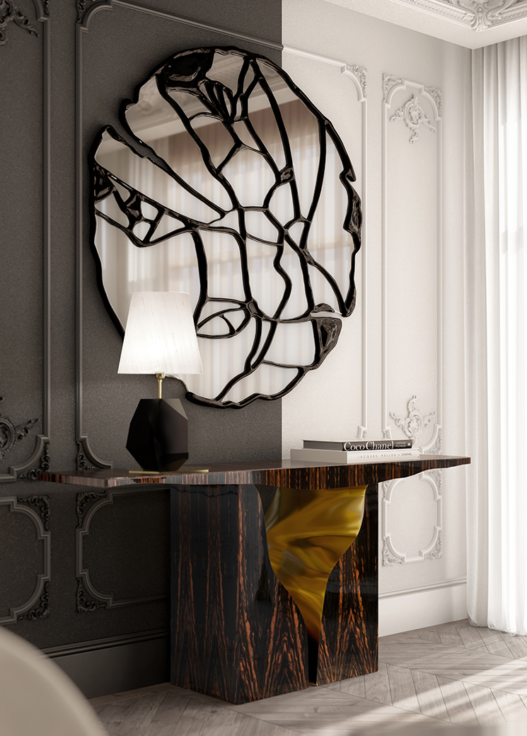 Contemporary lapiaz ebony by Boca do Lobo