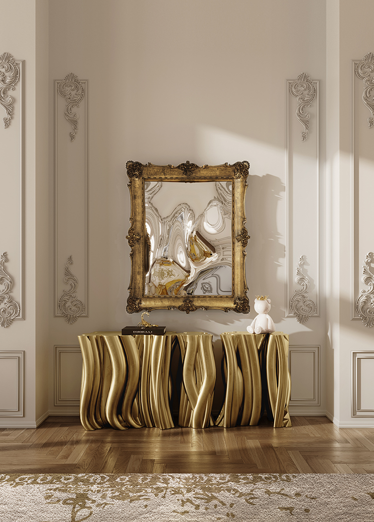 Contemporary monochrome gold gradient by Boca do Lobo