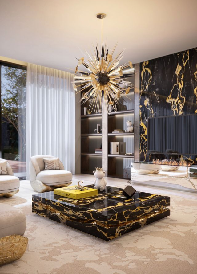 Contemporary Outburst  Black by Boca do Lobo