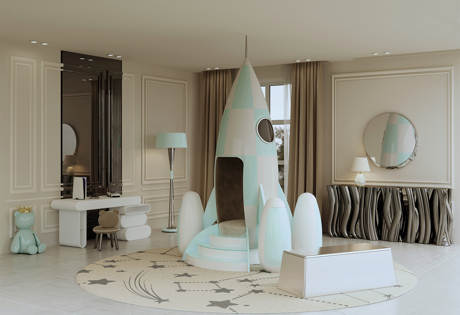 Contemporary rocky rocket by Boca do Lobo