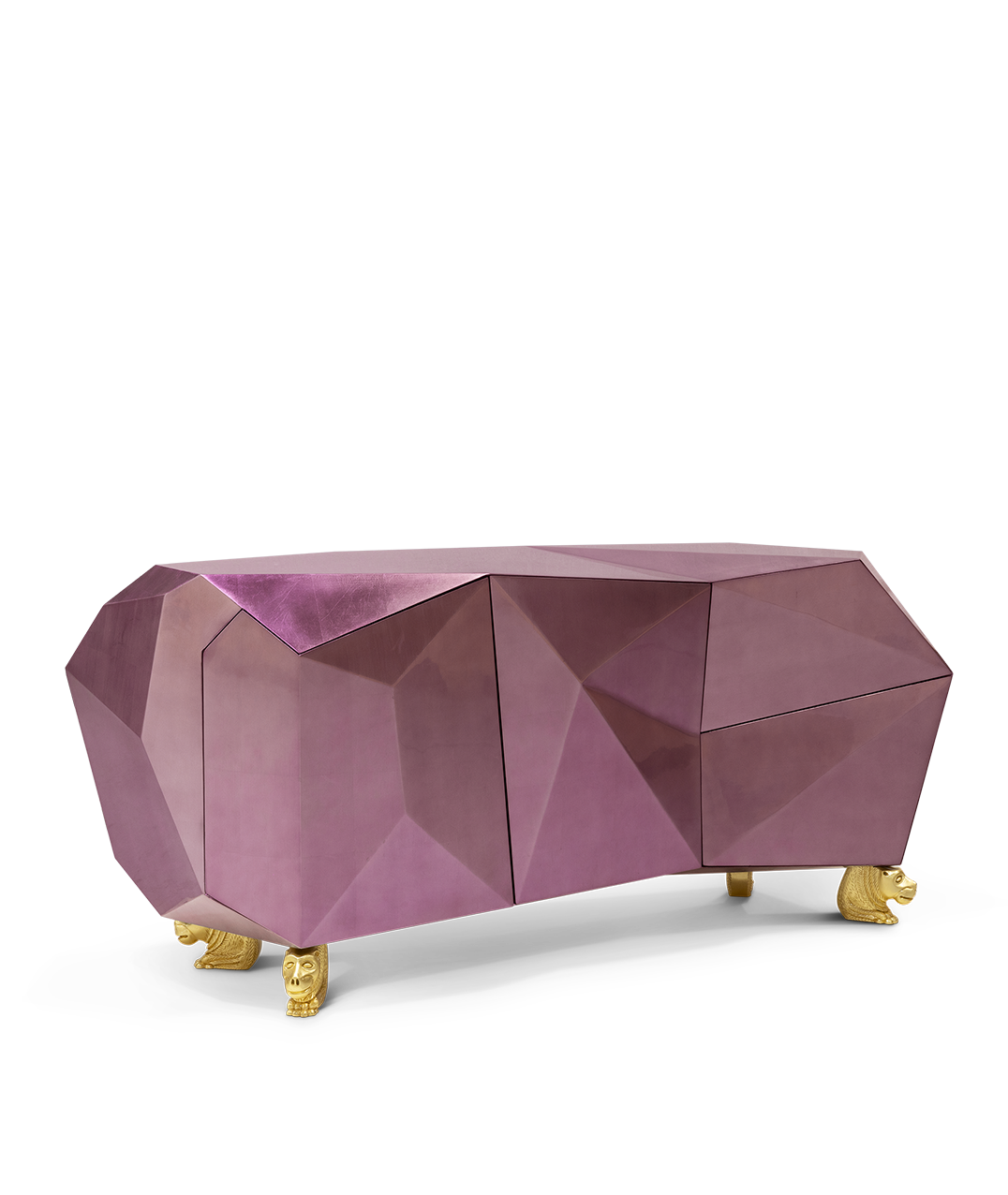 Contemporary diamond amethyst by Boca do Lobo