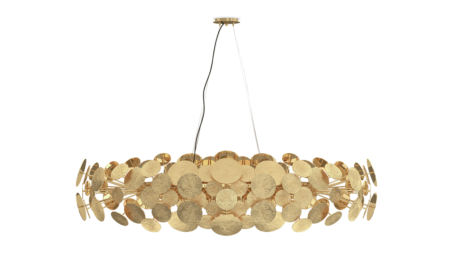 Contemporary newton chandelier by Boca do Lobo